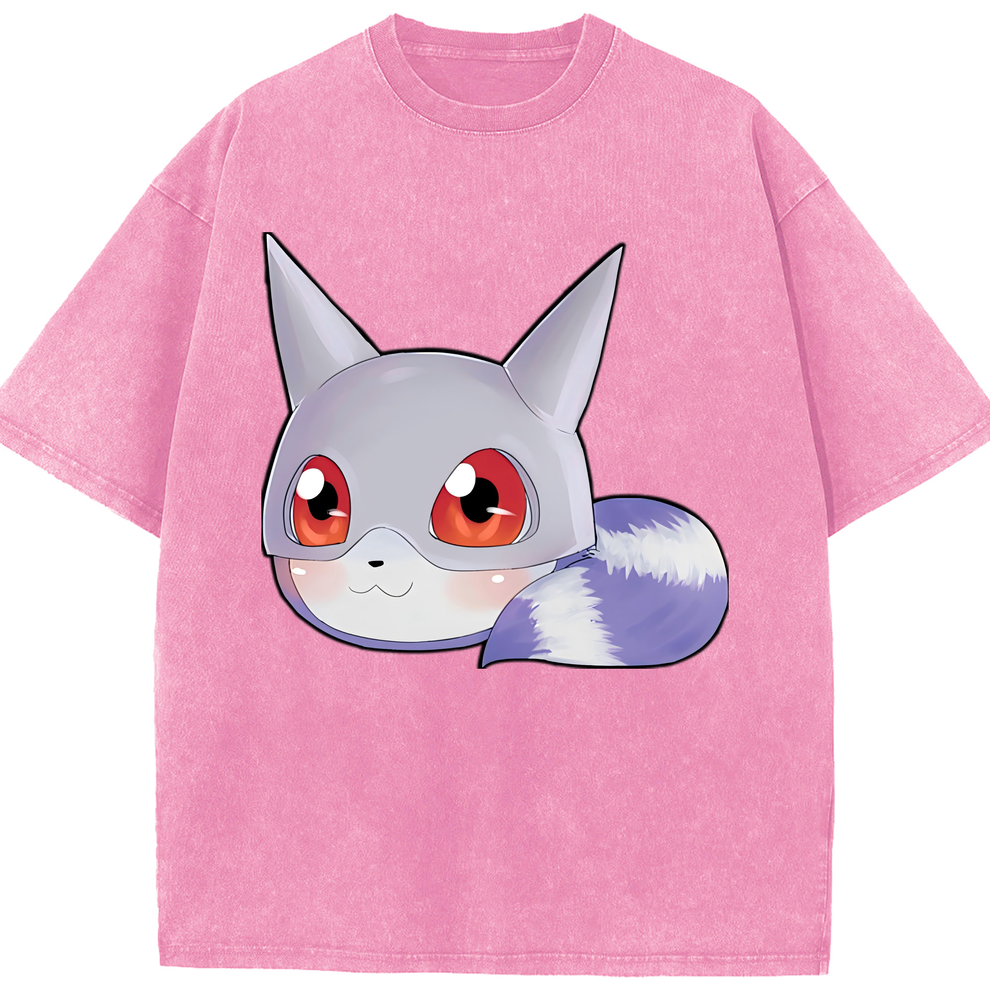 （画像用） Digimon デジタルモンスター/デジモン 綿100% ヴィンテージ風 半袖Tシャツ（フロントプリント）